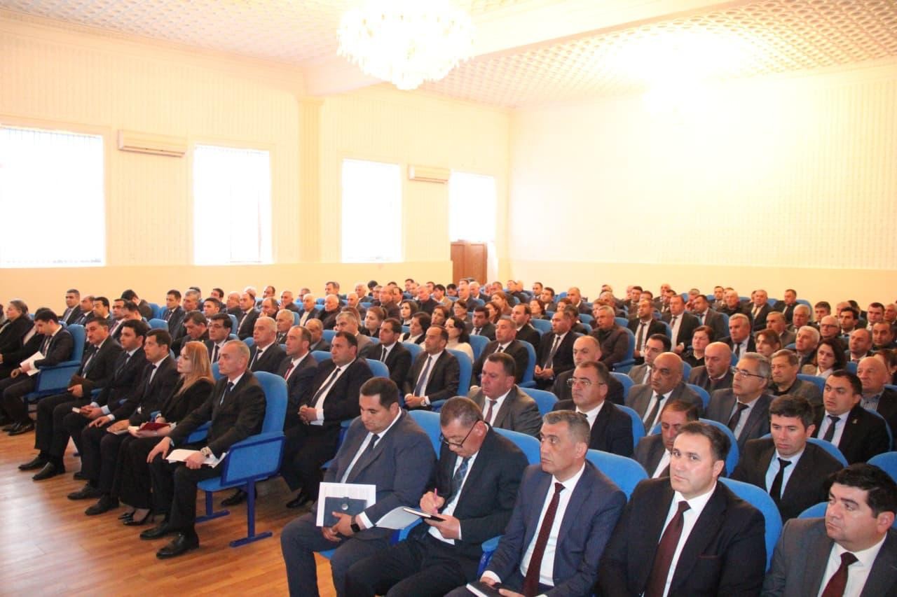 Goranboy RİH başçısı yanında Şuranın növbəti iclası keçirildi - FOTOLAR